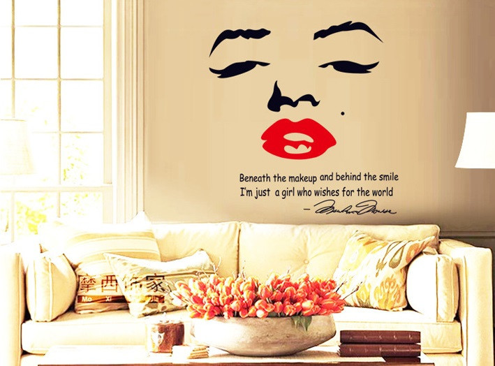 Наклейка на стену Мэрелин Монро Киев - изображение 7