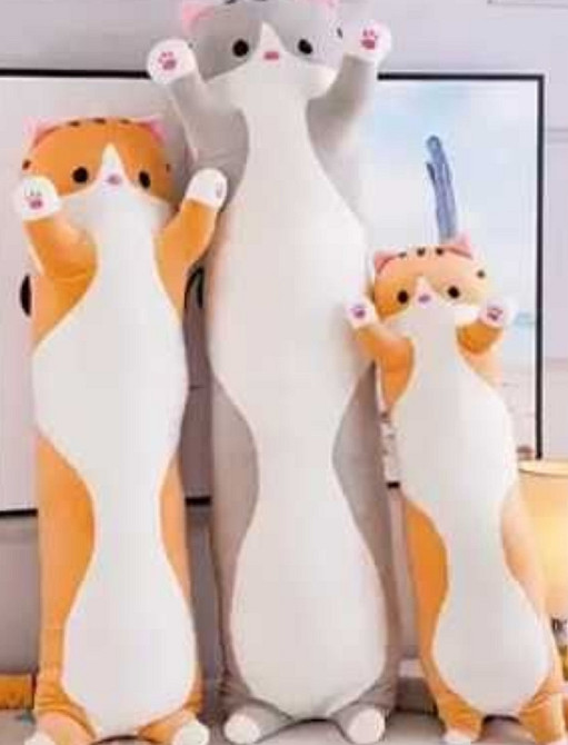 Іграшка плюшева Лисичка Кіт М'яка Батон Обіймашка Игрушка Кот Мягкая. Харків - фото 1