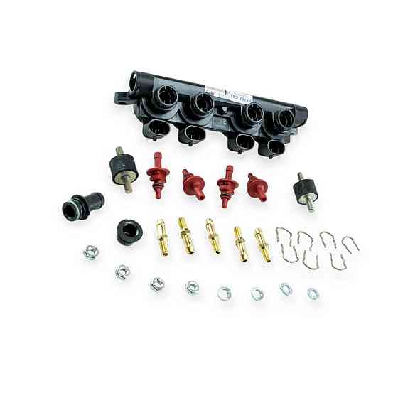 Форсунки aeb 4 цилиндра polymer + монтажный набор и штуцера A.E.B Мукачево