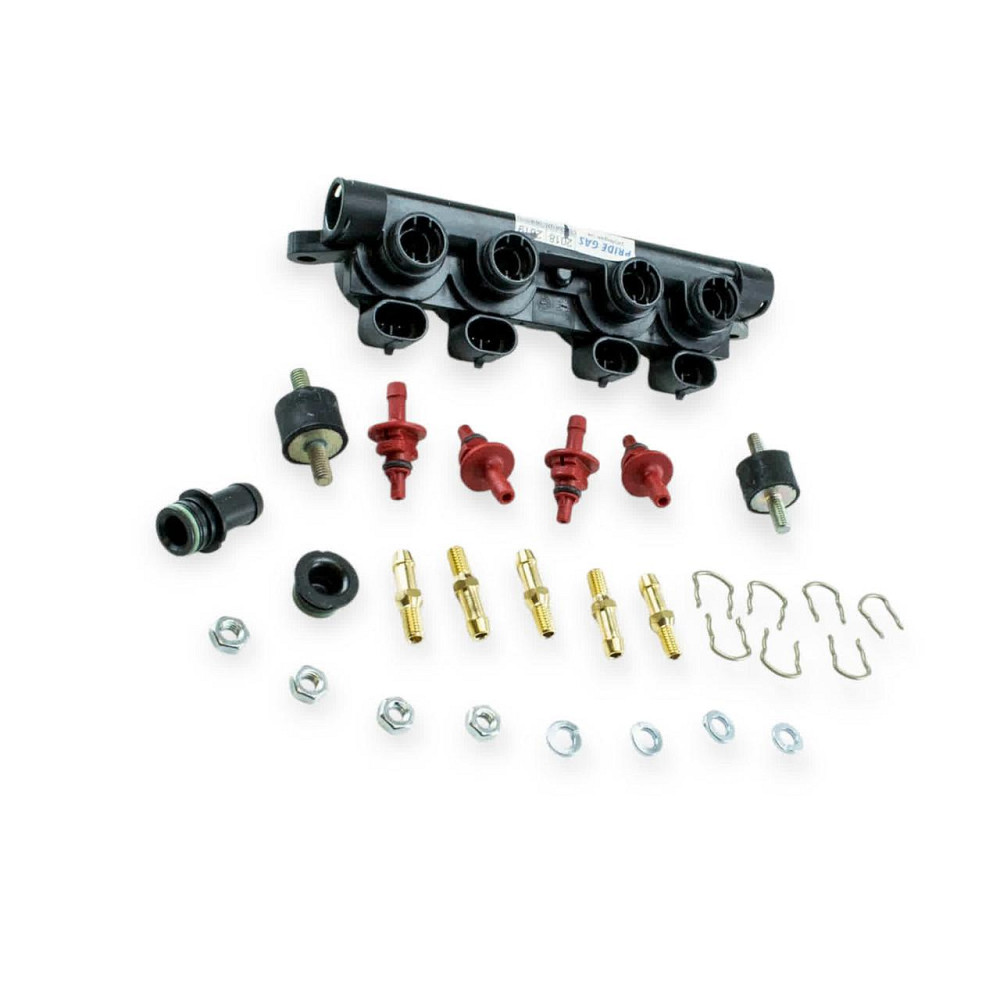 Форсунки aeb 4 цилиндра polymer + монтажный набор и штуцера A.E.B Мукачево - изображение 1