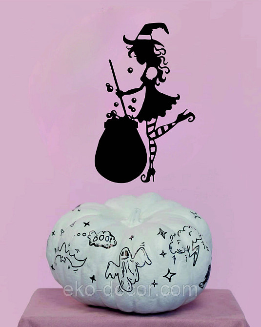 Декоративное настенное 3D Панно «Ведьма», Декор на стену с объемом 70*44 см, Черный Киев - изображение 10