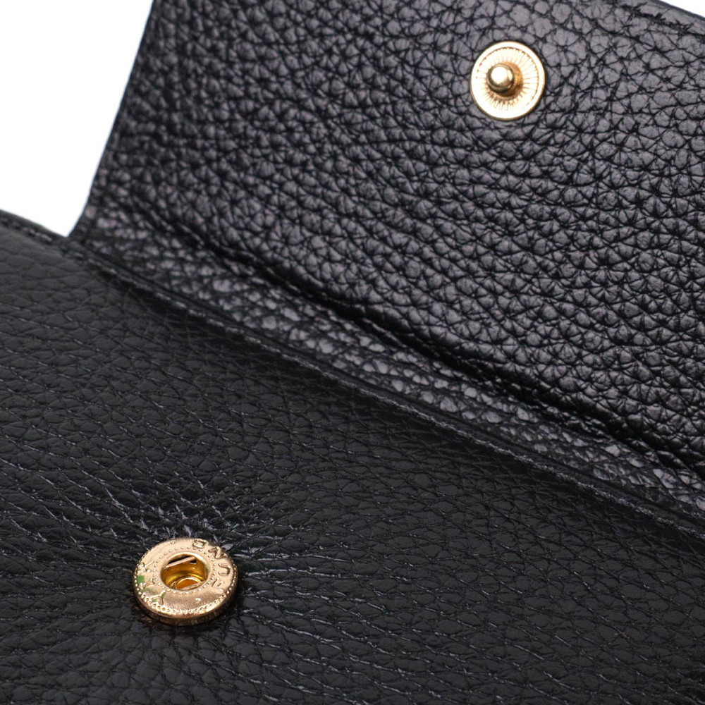 Стильний жіночий гаманець з місткою монетницею на блискавці з натуральної шкіри Tony Bellucci 22012 Чорний Київ - фото 5