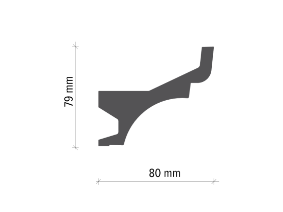 Карниз полиуретановый Tesori KF 716 серия F Днепр