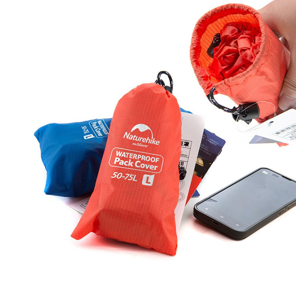 Чохол для рюкзака Naturehike NH15Y001-Z S, 20-30 л, блакитний Київ - фото 7