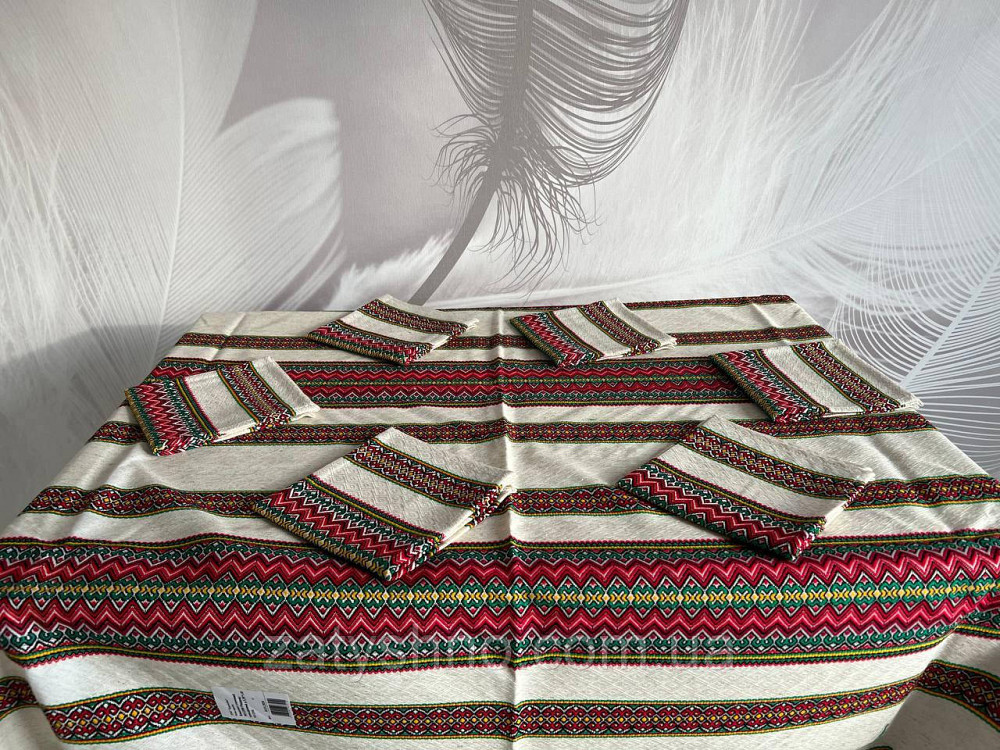 Вышитая скатерть с салфетками подарочная Киев - изображение 9