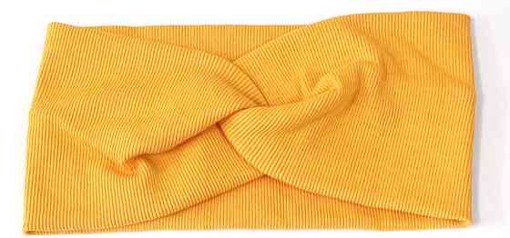 Повязка на голову женская горчичная Киев