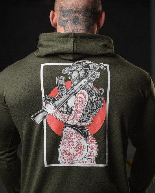 Худі maklin gerl олива НП4845 Одеса - фото 2