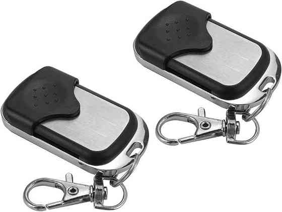 Универсальный пульт для ворот и шлагбаумов 433,92 МГц 4 кнопки черный TELEC433*2 Киев