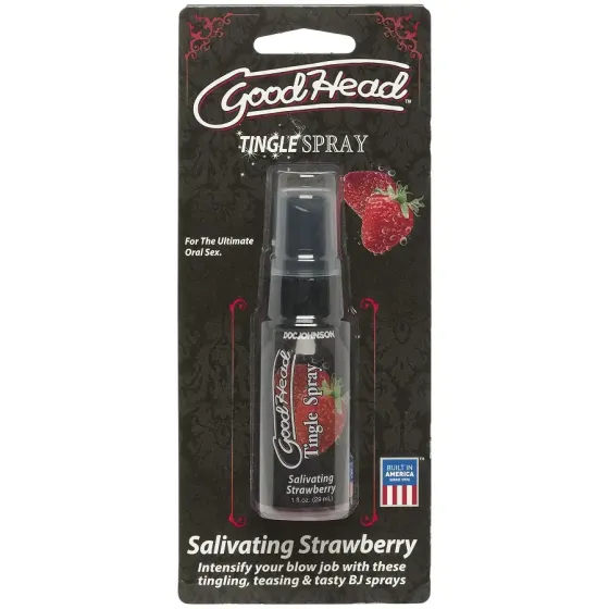 Спрей для мінету Doc Johnson GoodHead Tingle Spray - Strawberry (29 мл) із стимулюючим ефектом Львів