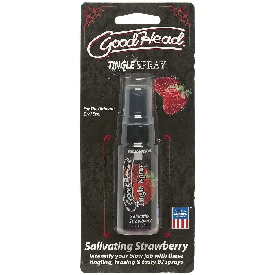 Спрей для мінету Doc Johnson GoodHead Tingle Spray - Strawberry (29 мл) із стимулюючим ефектом Львів - фото 2