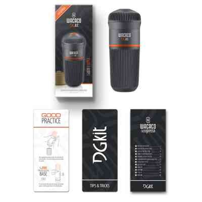 Аксесуар для кемпінгової кавоварки Wacaco Nanopresso DG Kit, резервуар 140мл, чашка, адаптер для капсул (DG_KIT) Вінниця