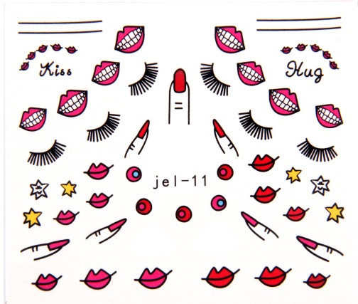 Наклейка на нігті "Губки" Київ - фото 1