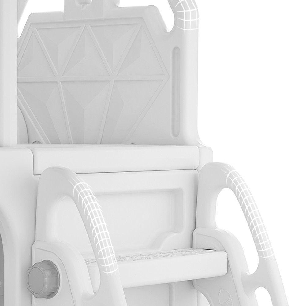 Дитяча гірка 2в1  inSPORTline Karosino, 116,5 х 61,5 х 98 см - біла Київ - фото 3