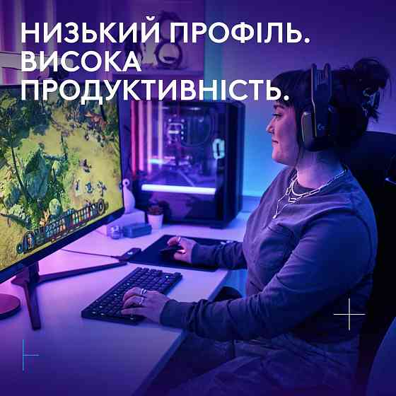 Клавіатура Logitech G515 LIGHTSPEED TKL Wireless Gaming Black (920-012538) (6998420) Київ