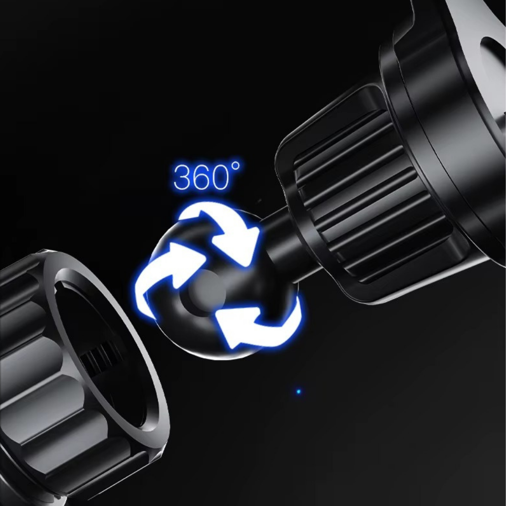 Держатель для телефона,автомобильный с беспроводной зарядкой 15W с функцией автоматического открытия и закрытия,чёрный Каменец-Подольский - изображение 2