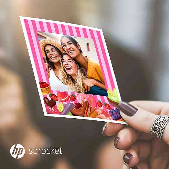 Фотопапір HP Sprocket Zink 3.5"x4.25" Глянцевий, самоклеючий, 50 листів Вінниця