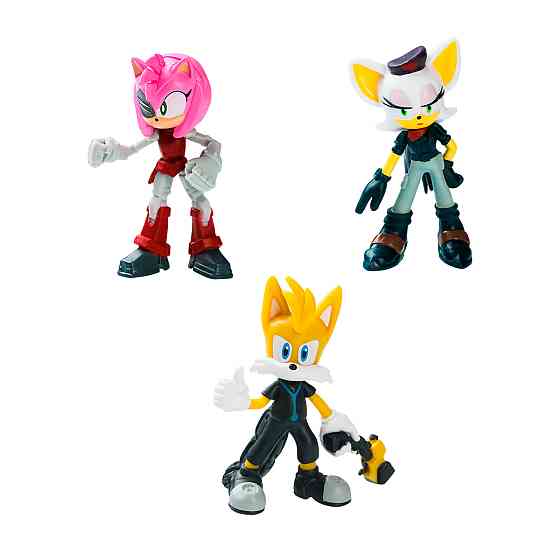 Набір ігрових фігурок Sonic Prime – Ребел Руж, Тейлз, Расті Роуз Днепр