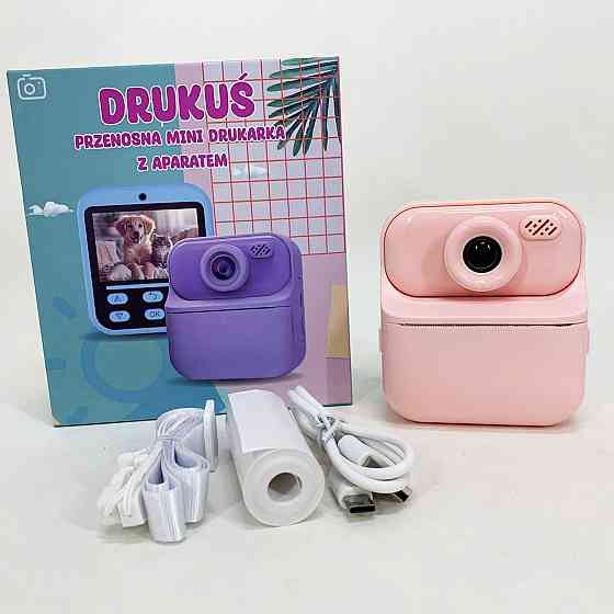 Фотокамера для творчества, Детский принтер для девочки печать, Фотопринтер детский ZP-30 Львов