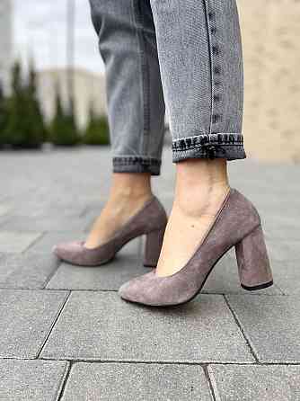 Nivelle Туфлі жіночі NIVELLE капучино натуральна замша 38р. 40р. каблук 9 см (1592/8051-8045) Коломия