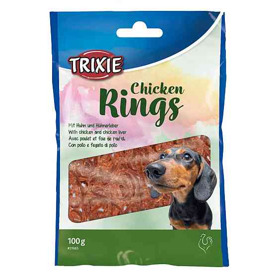 Ласощі для собак Trixie (TX-31665) Chicken Rings кільця для собак з куркою 100 г Вінниця