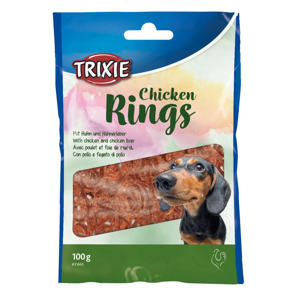 Ласощі для собак Trixie (TX-31665) Chicken Rings кільця для собак з куркою 100 г Винница - изображение 2