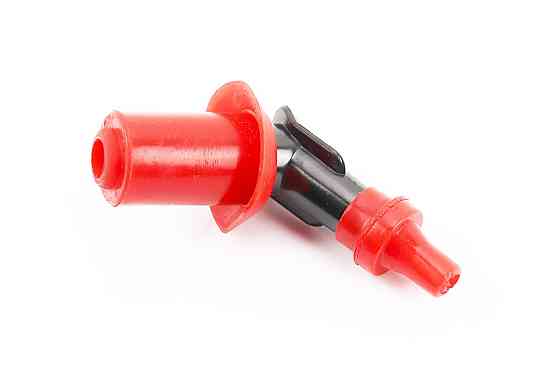 Ковпачок свічки "люлька" 45град "силікон" ЧЕРВОНИЙ Київ