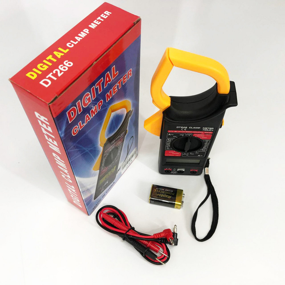 Універсальний високоточний мультиметр Digital DT-266, Компактний мультиметр для електротехніків WJ-83 Львів - фото 4