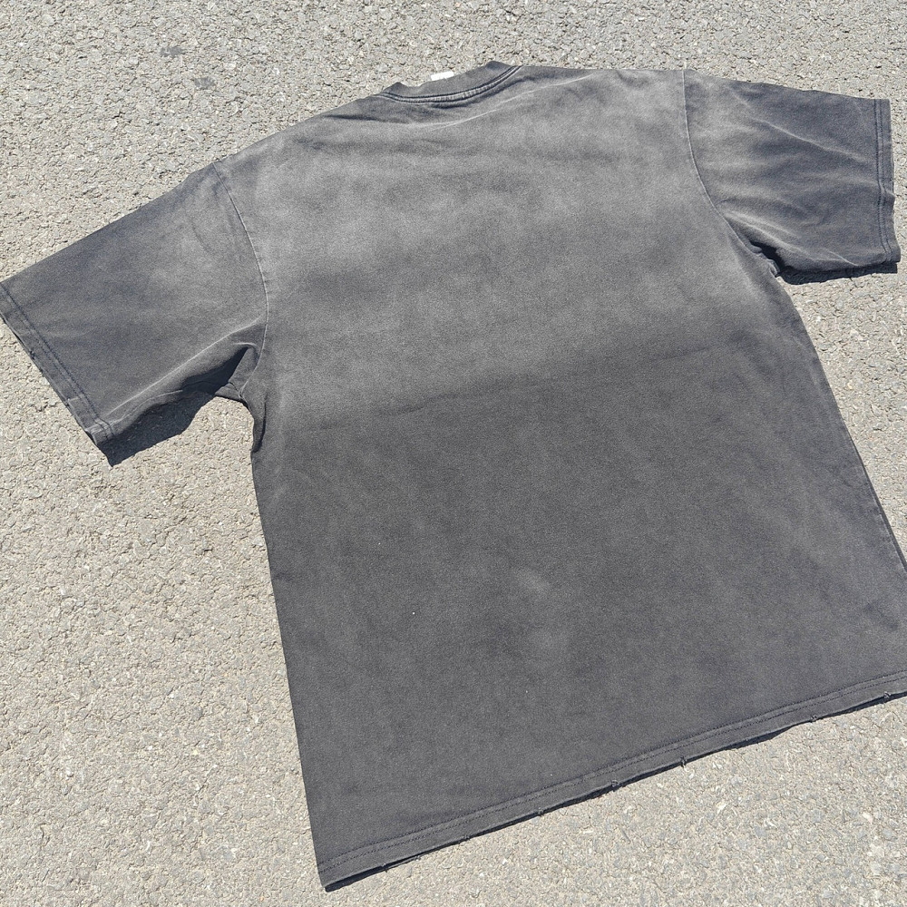 Футболка для хлопчика з принтом аніме Євангеліон Реі Айанамі Тхірд оверсайз (зріст від 165 до 180) Чорний Дніпро - фото 6