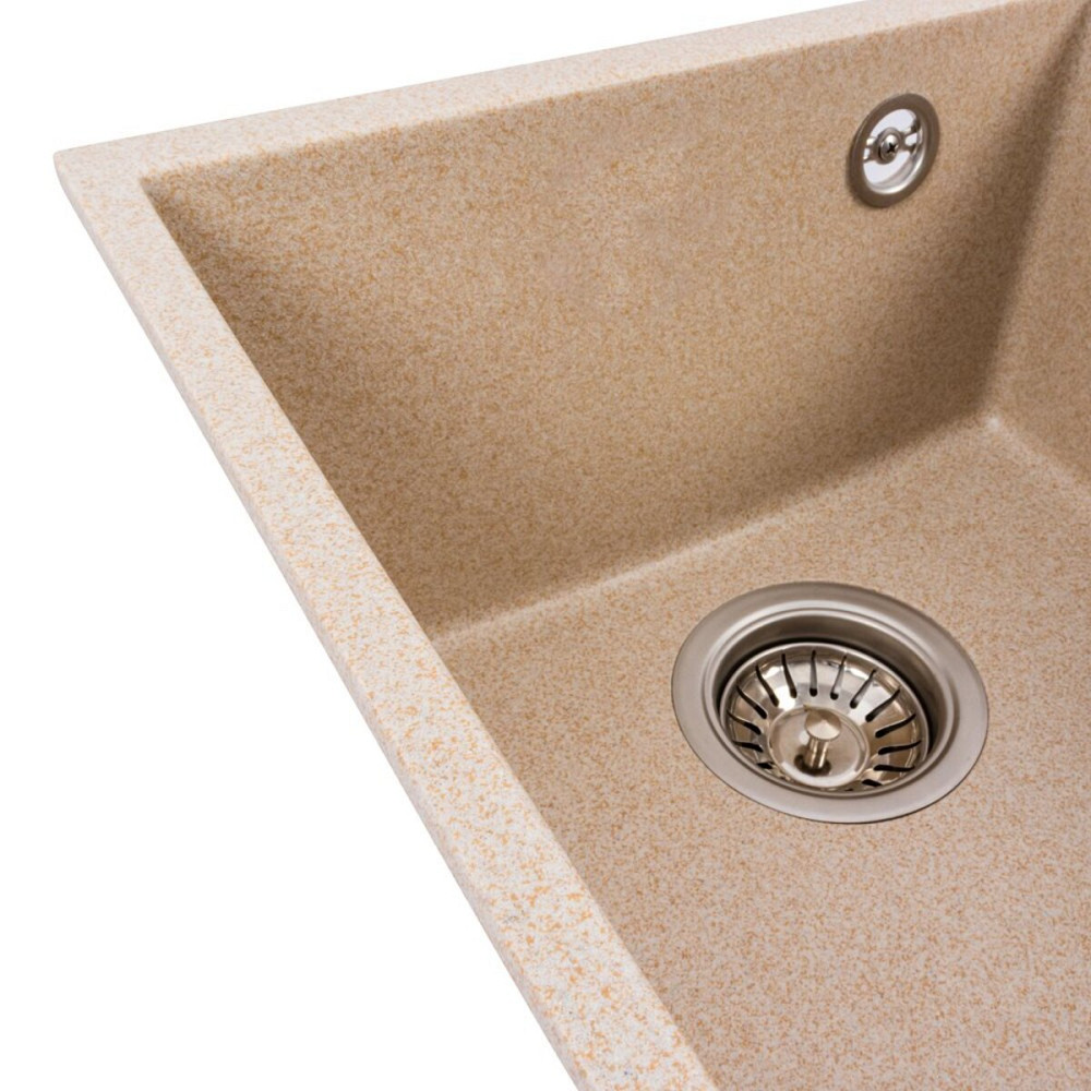 VALESO Гранітна мийка для кухні VALESO ROXY 3744 матова Сафарі Киев - изображение 5