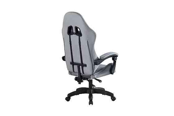Крісло геймерське Гладіатор, велюр сірий Київ