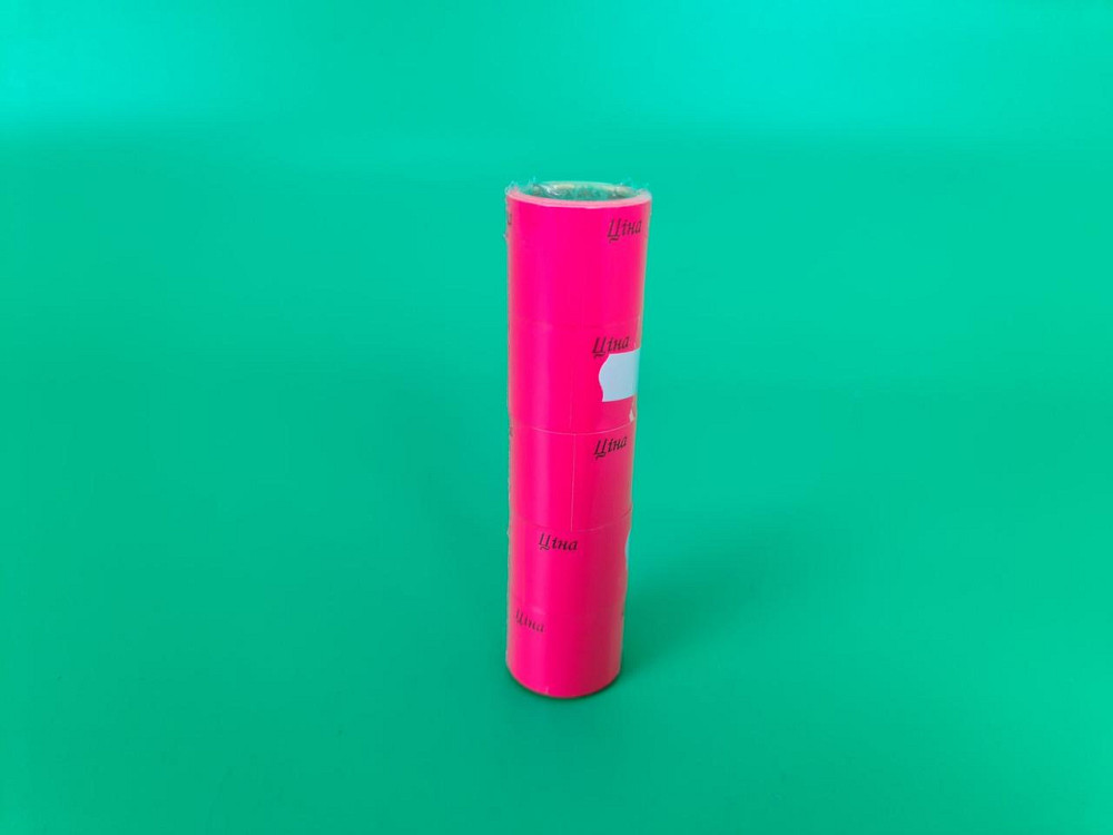 Цінник великий паперовий Малиновий (р30*40 мм) 3,5 м (5 шт.) Харків - фото 1