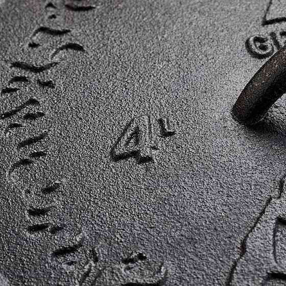 Казан с крышкой Groenberg Askja Pot 25 cm / 4 L Black (266016) Вінниця