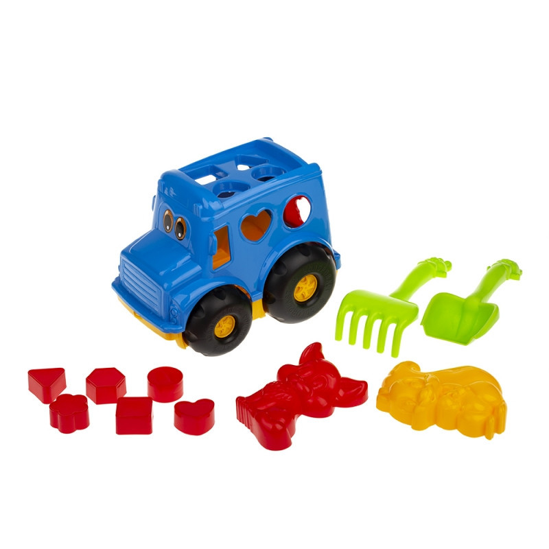 Сортер-автобус "Бусик" №2 Colorplast 0251  Синій Вінниця - фото 1