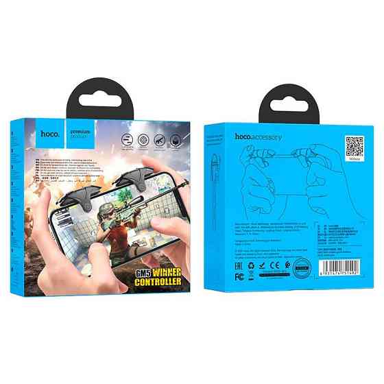 Ігровий контролер HOCO GM5 Wolf для мобільних ігор чорний Київ