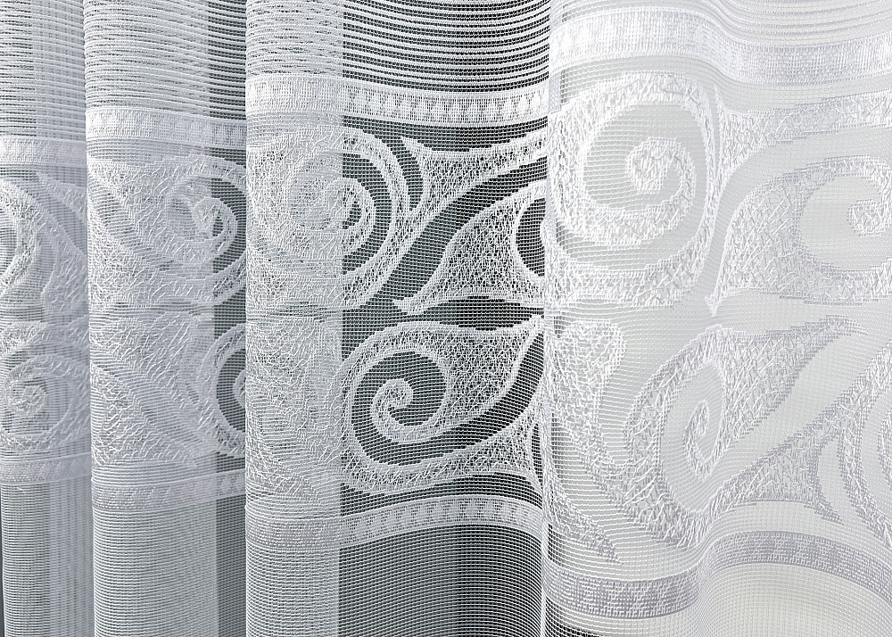 Кухонная арка VR-Textil № 000к жаккард белый 300х185 см (51-259) Киев - изображение 4