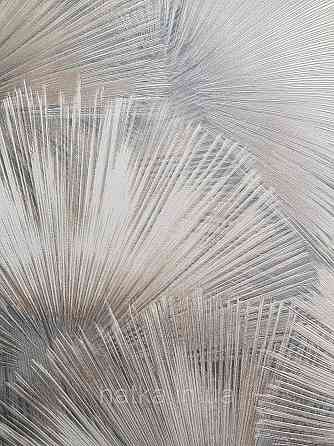 Обои виниловые на флизелиновой основе Rasch Incanto 1.06х10 абстракция фейерверк серые золото с серебром 3д Киев