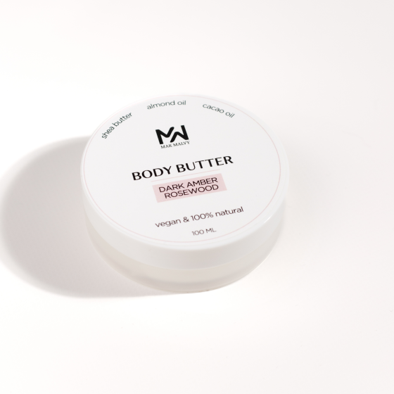 Баттер для тела Dark amber rosewood Mak Malvy 100 мл Винница