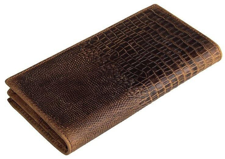 Купюрник чоловічий шкіряний Коричневий (Vintage) Київ - фото 1