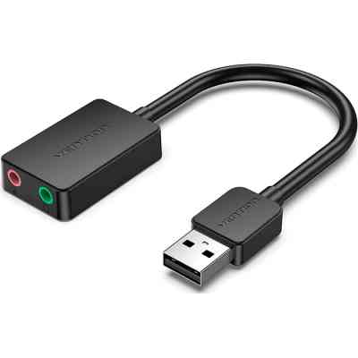 Звукова плата Vention Audio USB 2х3,5 мм jack 0.15m (CDYB0) Вінниця