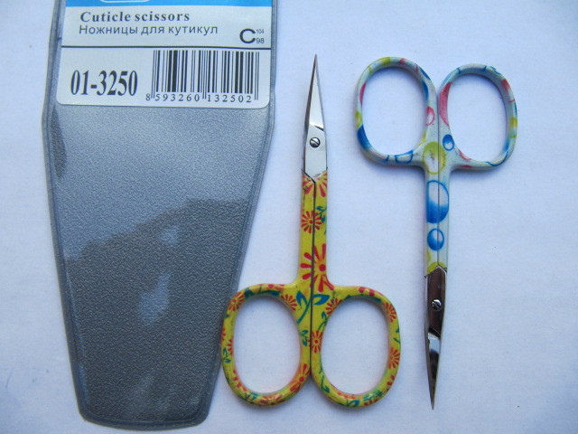 Ножницы маникюрные КDS для удаления кутикул цветные Киев - изображение 4