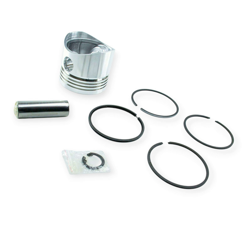 Поршень сборе на мотоблок 180N , 1,00 d=81.00 mm (с выборкой под клапана) в Мукачево - изображение 1