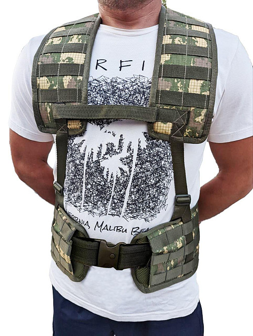 РПС з підсумками повний комплект Ремінно-плечова система Розвантажувальний пояс тактичне розвантажен Днепр - изображение 2