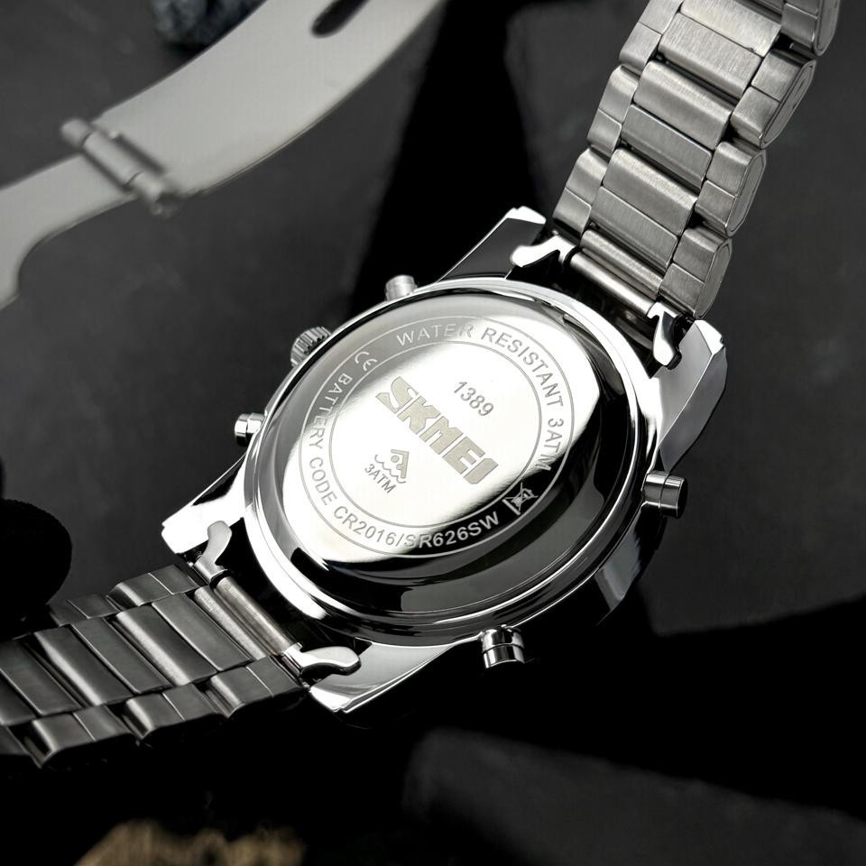 Skmei 1389BU Silver-Black-Blue Киев - изображение 10