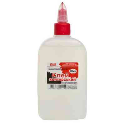 Клей КіП конторський полімерний 200 мл з суперковпачком (GLUE-KIP-KONT-200ML) Вінниця