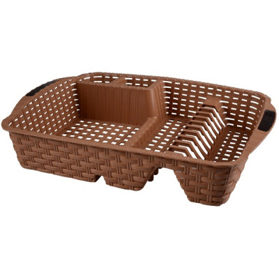 Сушилка для посуды Violet House 0757 Ротанг Cream (0757 Роттанг CREAM сушарка д/пос) Винница - изображение 1