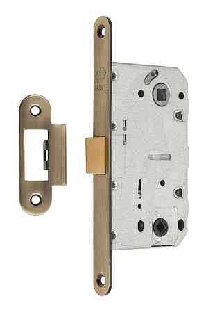 Замок для міжкімнатних дверей Gavroche GR 96K-WC ( безшумний) AB бронза зі зворотньою планкою Київ