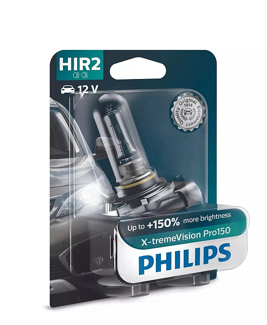 Галогеновая лампа PHILIPS 9012XVPB1 HIR2 55W 12V X-tremeVision Pro150 +150% B1 Харків - фото 1
