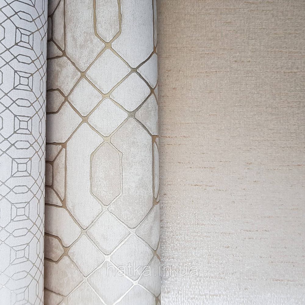 Шпалери флізелінові еко Galerie Metallic FX 0,53Х10 англія горизонтальні смужки розмиті золотисті Київ - фото 2