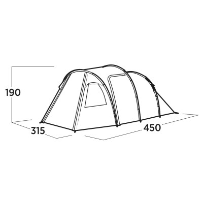 Палатка Easy Camp Hidra 5 (120491) (931553) Винница - изображение 6