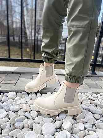 Черевики жіночі M.KRAFT 2033 бежеві (весна-осінь, шкіра натуральна) (4349) 39 Коломыя